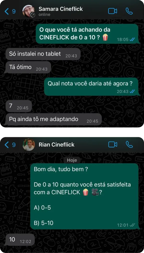 Cineflicks prova social 2